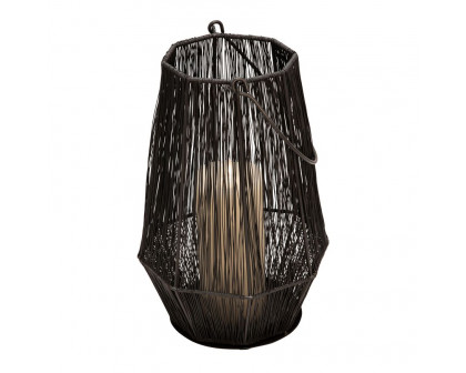 Sagebrook - 13" Metal Lantern in Gray