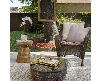 Sagebrook Wood Side Table - Brown