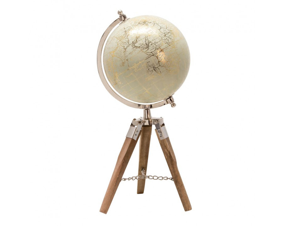 Sagebrook 8" Globe On Tripod