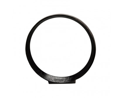 Sagebrook - 12"/14" Aluminum Ring (Set Of 2) in Black