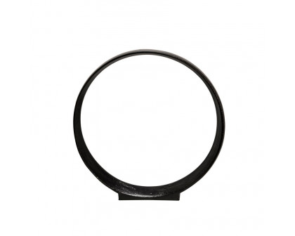 Sagebrook - 12"/14" Aluminum Ring (Set Of 2) in Black