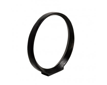 Sagebrook - 12"/14" Aluminum Ring (Set Of 2) in Black