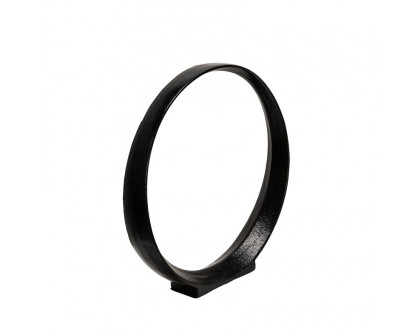 Sagebrook - 12"/14" Aluminum Ring (Set Of 2) in Black