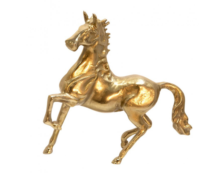 Sagebrook - 16" Horse Sculpture in Gold