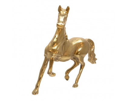 Sagebrook - 16" Horse Sculpture in Gold