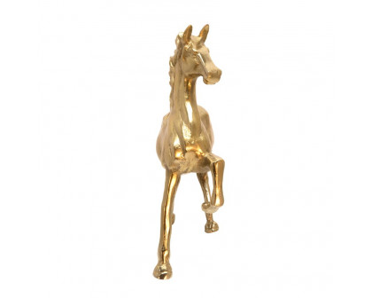 Sagebrook - 16" Horse Sculpture in Gold