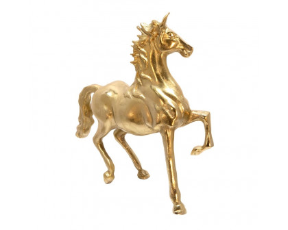 Sagebrook - 16" Horse Sculpture in Gold