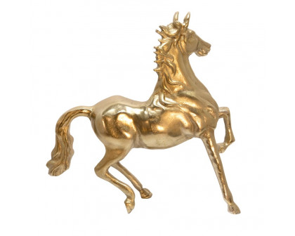 Sagebrook - 16" Horse Sculpture in Gold