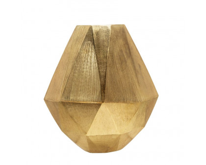 Sagebrook™ 10" Geometric Deco Vase - Gold