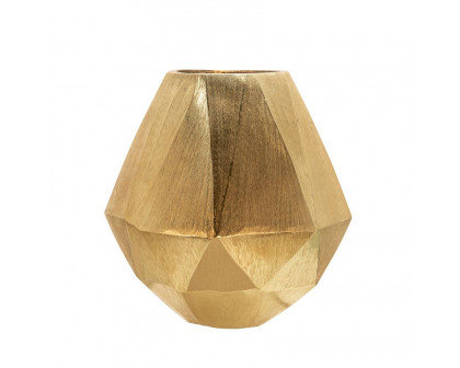 Sagebrook™ 8" Geometric Deco Vase - Gold