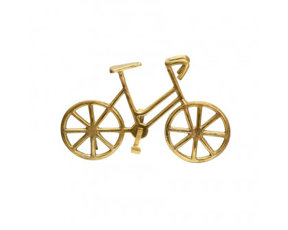 Sagebrook 9" Metal Bicycle - Gold