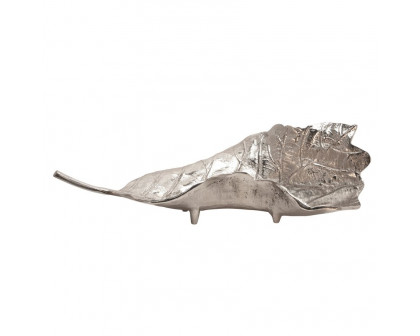 Sagebrook 22" Metal Leaf Platter