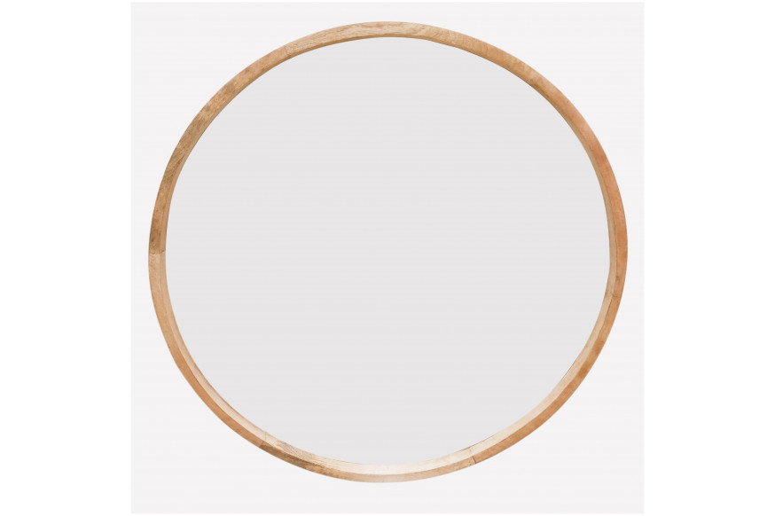 Sagebrook™ 39" Round Mirror - Brown