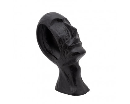 Sagebrook - 11" Metal Face Deco in Black