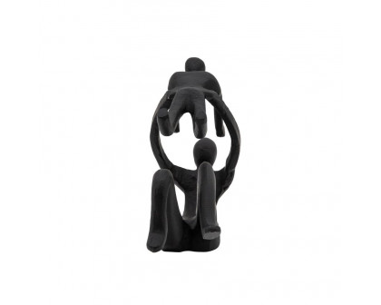 Sagebrook - 8" Mother And Child Deco in Black