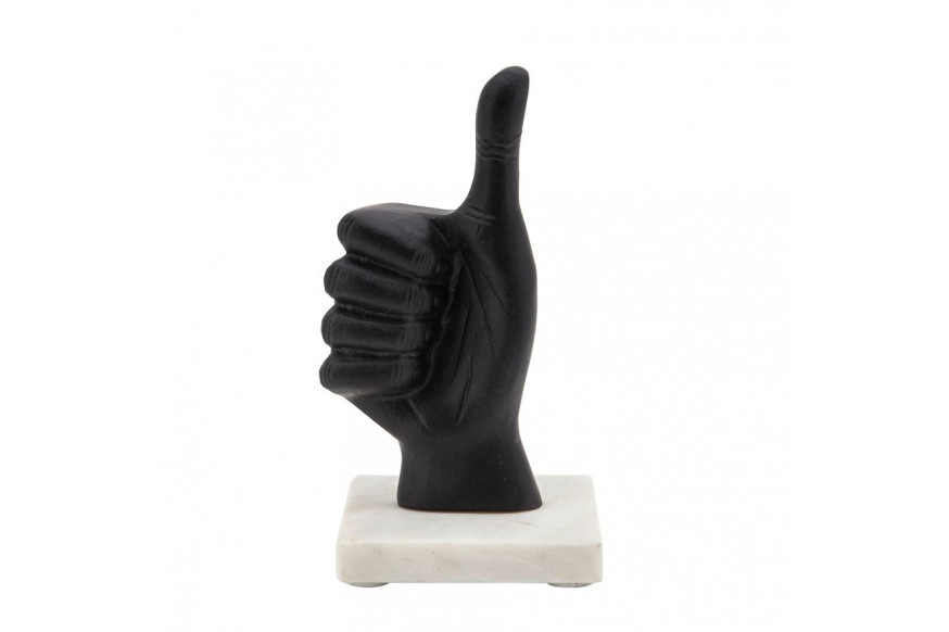 Sagebrook™ 8" Metal Thumbs Up - Black