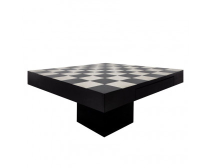 Sagebrook - 32"x32" Resin Chess Set in Black/White