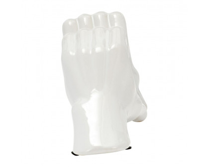 Sagebrook™ 5" Hand-heart - White