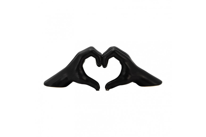 Sagebrook™ 5" Hand-heart - Black