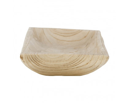 Sagebrook 15"/20" Wood Rectangular Tray (Set Of 2) - Natural