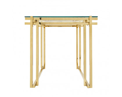 Sagebrook - Metal Side Table in Gold