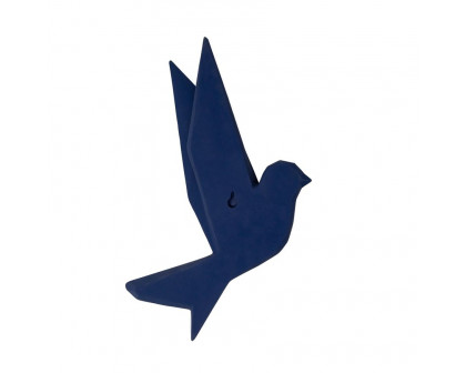 Sagebrook Resin Origami Bird Wall Decor - Navy