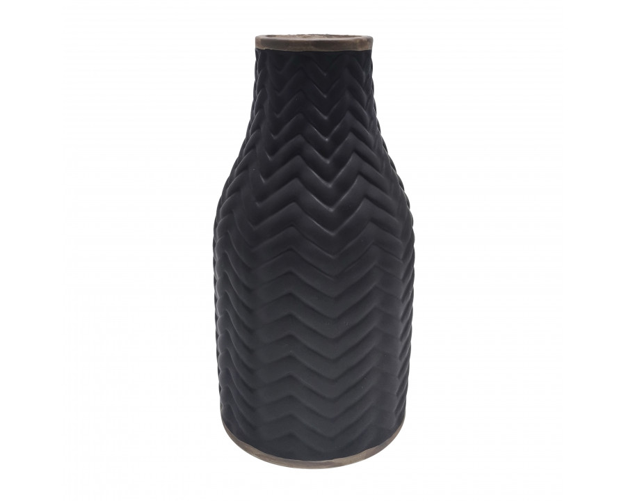 Sagebrook 10" Chevron Vase