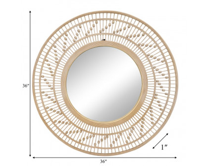 Sagebrook™ Bamboo Wall Mirror - Natural