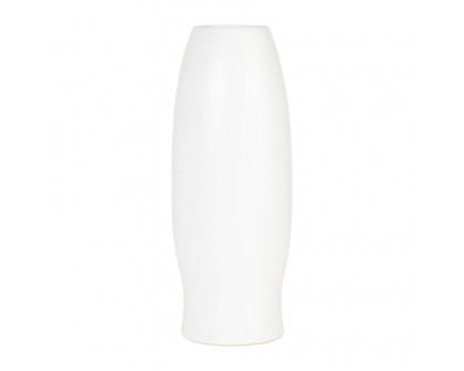 Sagebrook 14" Face Vase - White