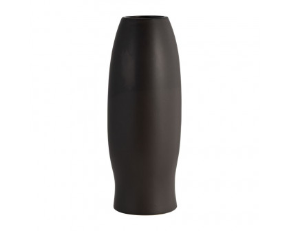 Sagebrook 14" Face Vase - Black