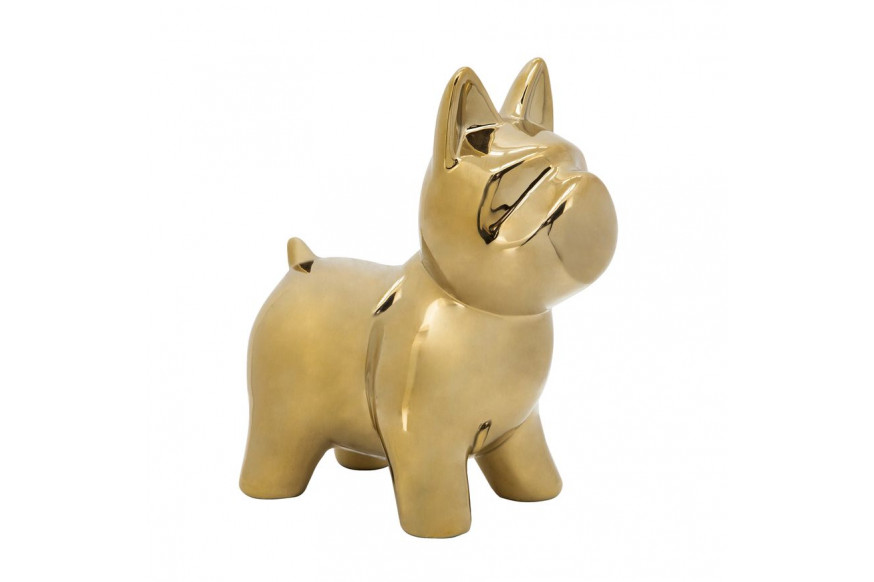 Sagebrook™ 8" Ceramic Dog Table Decor - Gold