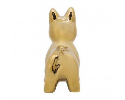 Sagebrook™ 8" Ceramic Dog Table Decor - Gold