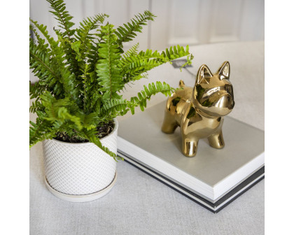 Sagebrook™ 8" Ceramic Dog Table Decor - Gold