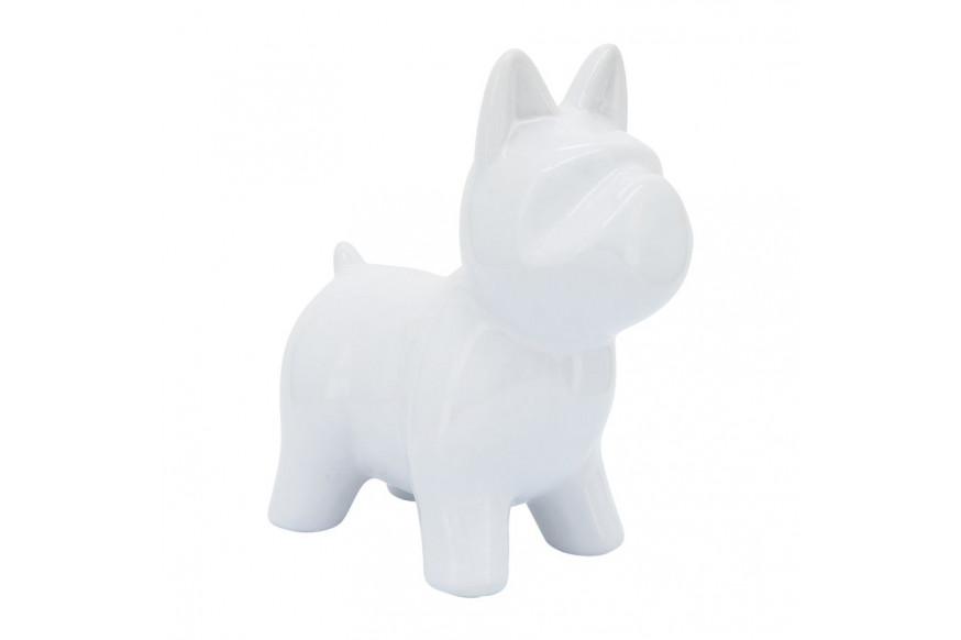 Sagebrook™ 8" Ceramic Dog Table Decor - White