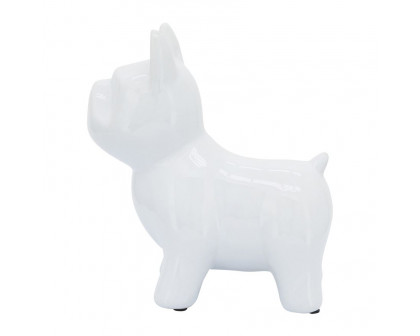 Sagebrook™ 8" Ceramic Dog Table Decor - White