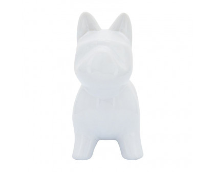 Sagebrook™ 8" Ceramic Dog Table Decor - White