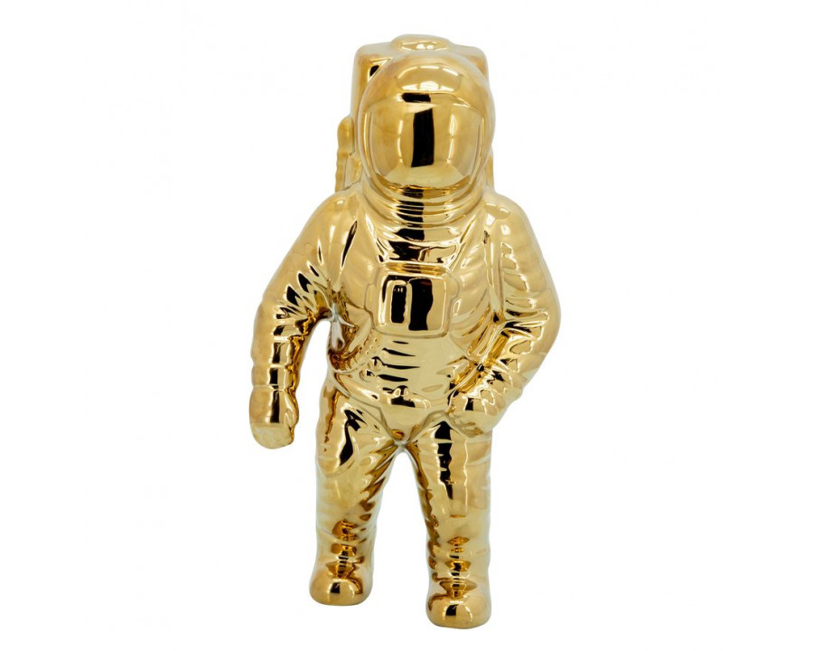 Sagebrook 11" Astronaut Statuette - Gold