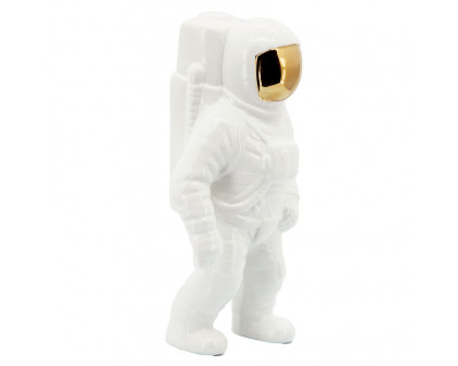 Sagebrook 11" Astronaut Statuette - White/Gold