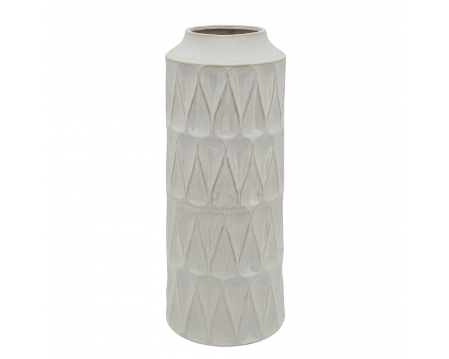 Sagebrook - 22" Teardrop Vase in White