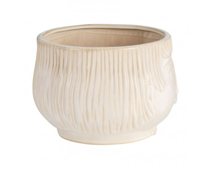 Sagebrook 7" Grandpa Planter - White