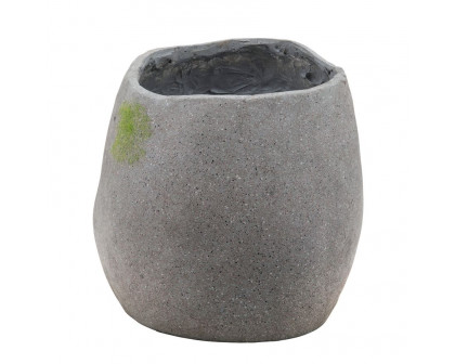 Sagebrook Resin No Speak Planter - Gray