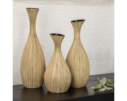 Sagebrook 13" Sorori Vase - Beige