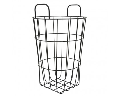 Sagebrook - 22" Metal Storage Basket in Brown