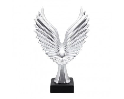 Sagebrook - 14" Resin Eagle Table Accent in Silver