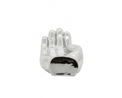 Sagebrook 8" Asking Hand - Silver