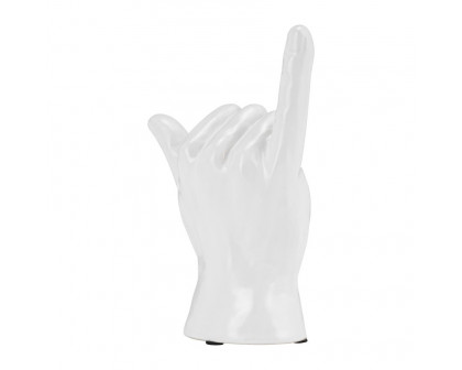 Sagebrook 7" "Hang Loose" Hand - White