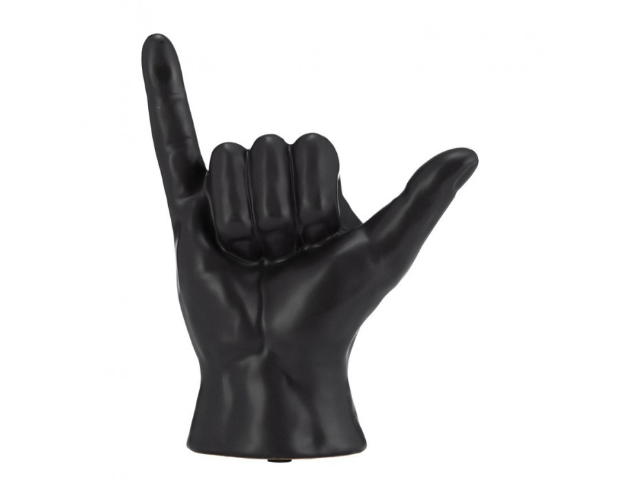 Sagebrook 7" "Hang Loose" Hand - Black