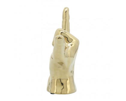 Sagebrook 7" "Hang Loose" Hand - Gold