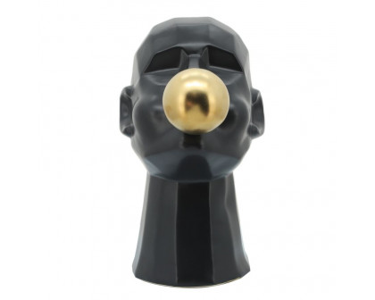 Sagebrook 12" Bubble Gum Man - Black