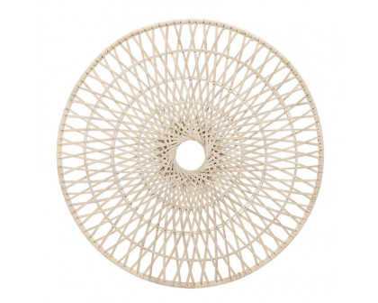 Sagebrook - Wicker Round Wall Accent in Natural